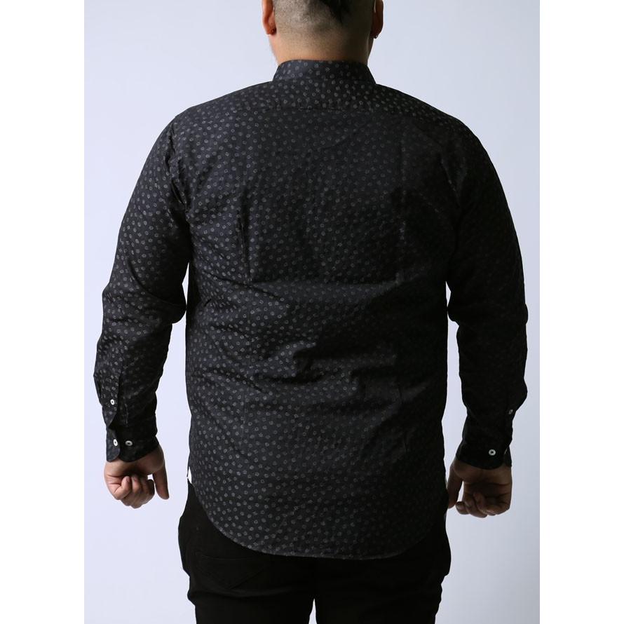 大きいサイズ 長袖シャツ カジュアルシャツ メンズ カッタウェイ GALLIPOLI(ガリポリ) 3L カジュアル 黒 春 夏 |  | 07