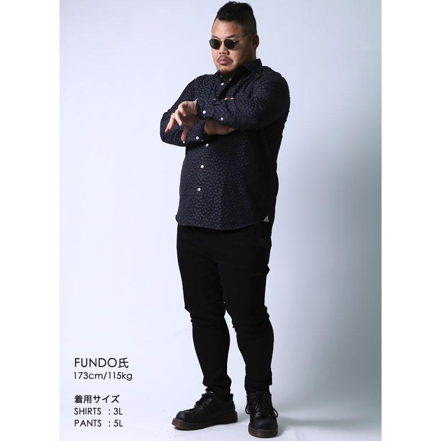 大きいサイズ 長袖シャツ カジュアルシャツ メンズ カッタウェイ GALLIPOLI(ガリポリ) 3L カジュアル 黒 春 夏 |  | 08