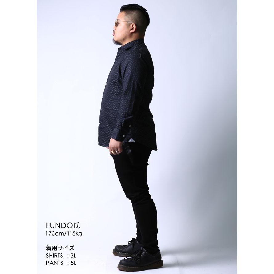 大きいサイズ 長袖シャツ カジュアルシャツ メンズ カッタウェイ GALLIPOLI(ガリポリ) 3L カジュアル 黒 春 夏 |  | 09