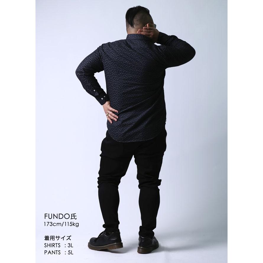 大きいサイズ 長袖シャツ カジュアルシャツ メンズ カッタウェイ GALLIPOLI(ガリポリ) 3L カジュアル 黒 春 夏 |  | 10