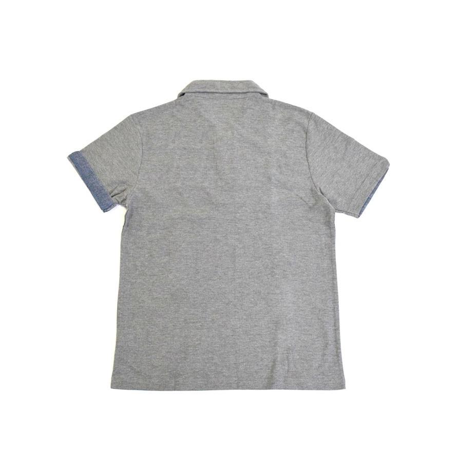 大きいサイズ ポロシャツ メンズ 梨地 半袖 3段切替 2way 袖折り返し カジュアル 白 紺 グレー 春 夏 秋 2L 3L 4L 5L |  | 04