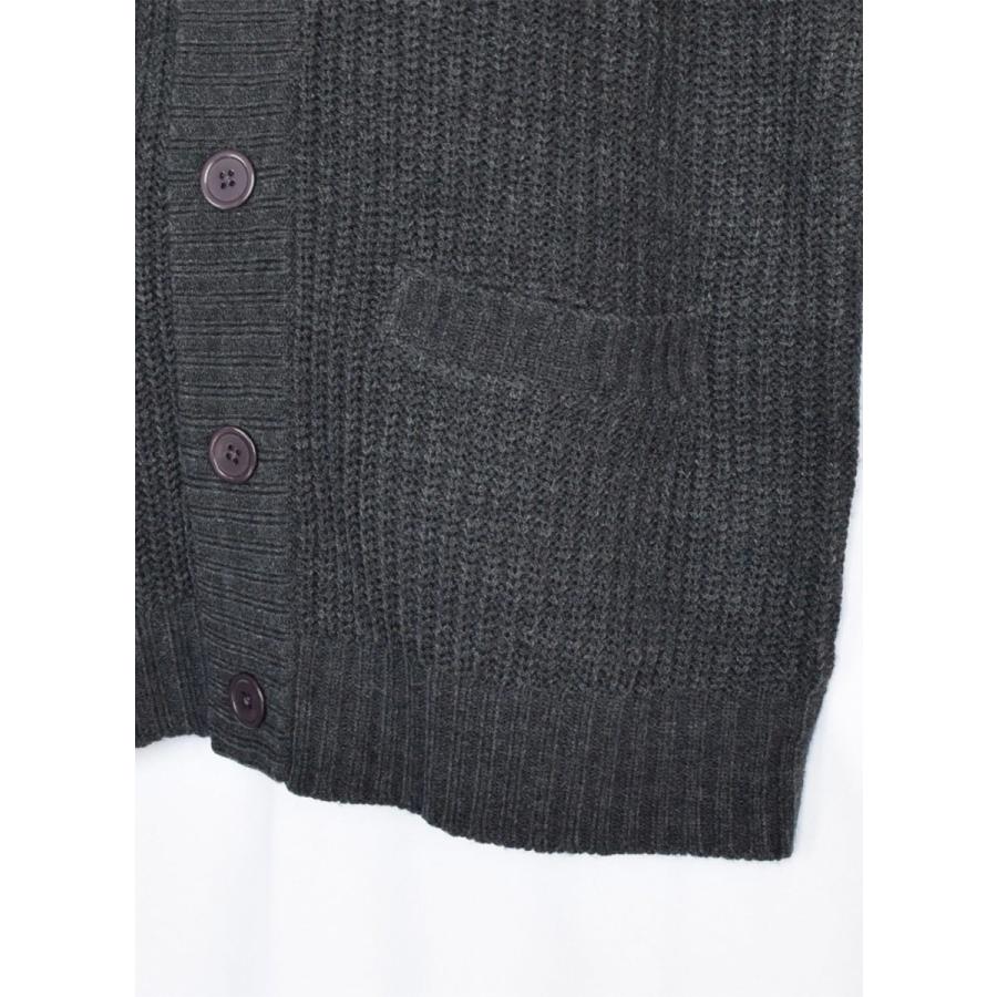 大きいサイズ ニット セーター メンズ 5ゲージ畦編み ニット アクリルニット 両ポケット カジュアル 黒 グレー 秋 冬 2L 3L 4L |  | 04