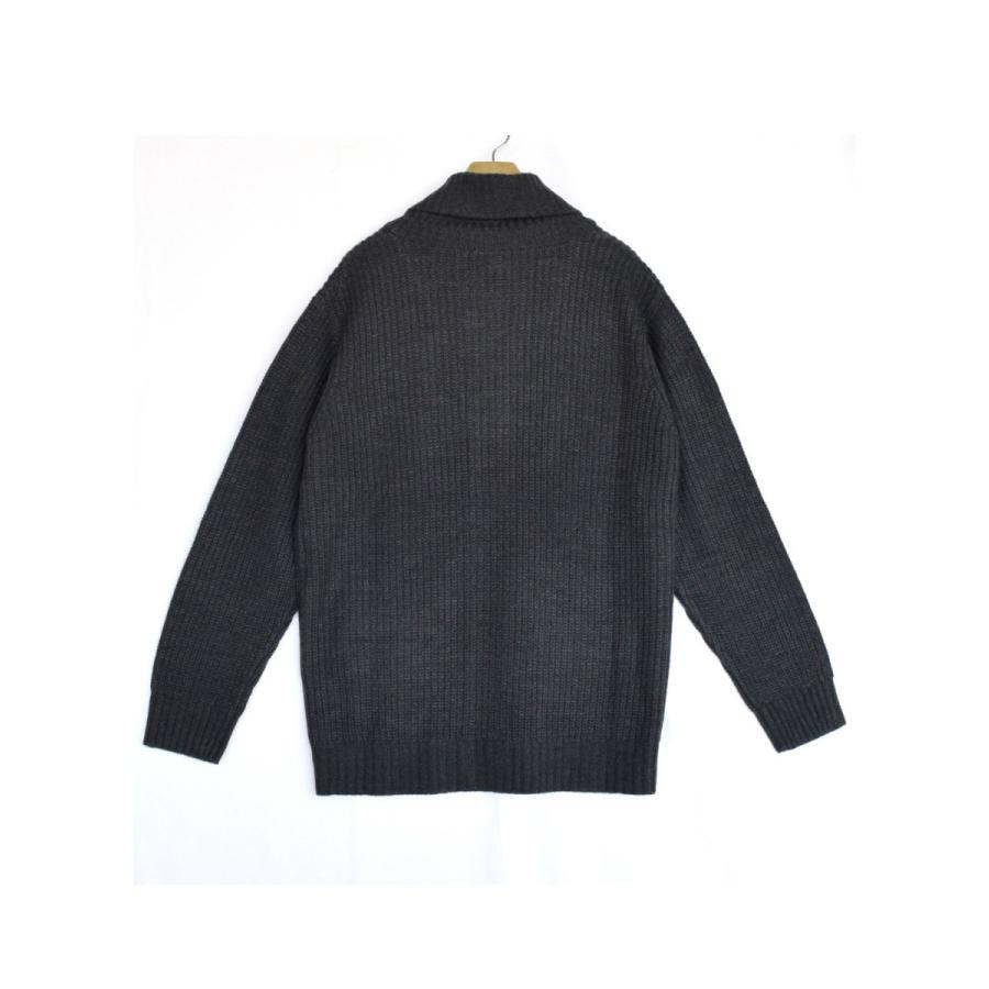 大きいサイズ ニット セーター メンズ 5ゲージ畦編み ニット アクリルニット 両ポケット カジュアル 黒 グレー 秋 冬 2L 3L 4L |  | 05
