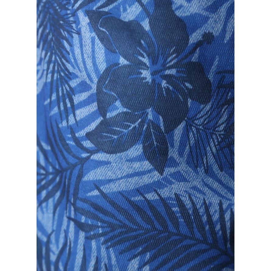 大きいサイズ ショート ハーフパンツ メンズ ウエストゴム リゾート柄 ドライメッシュ 吸水速乾 3l 4l 5l カジュアル 青 黒 春 夏 Gz126 大きいサイズ専門店 Qzilla 通販 Yahoo ショッピング