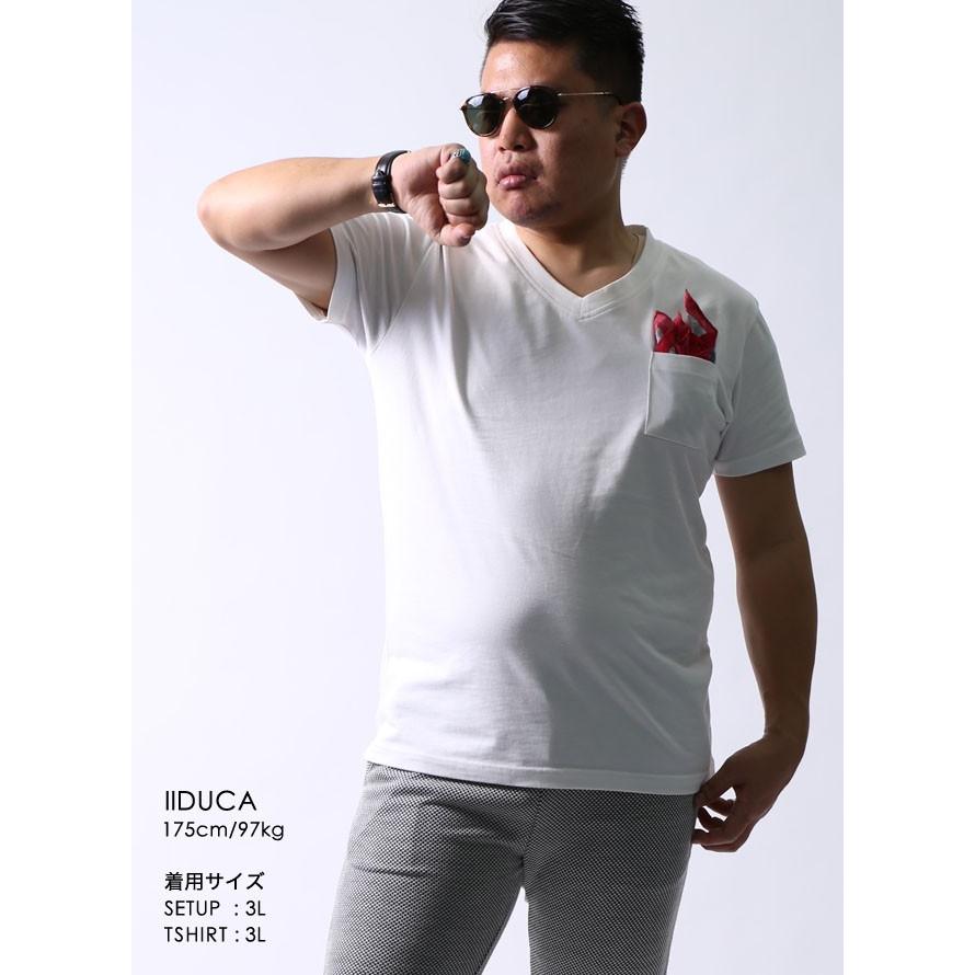 大きいサイズ 半袖tシャツ カットソー メンズ Vネック 胸ポケットt ポケt 感鯨tシャツ 無地 3l 4l 5l 6l 白 黒 春 夏 秋 Ii006 大きいサイズ専門店 Qzilla 通販 Yahoo ショッピング