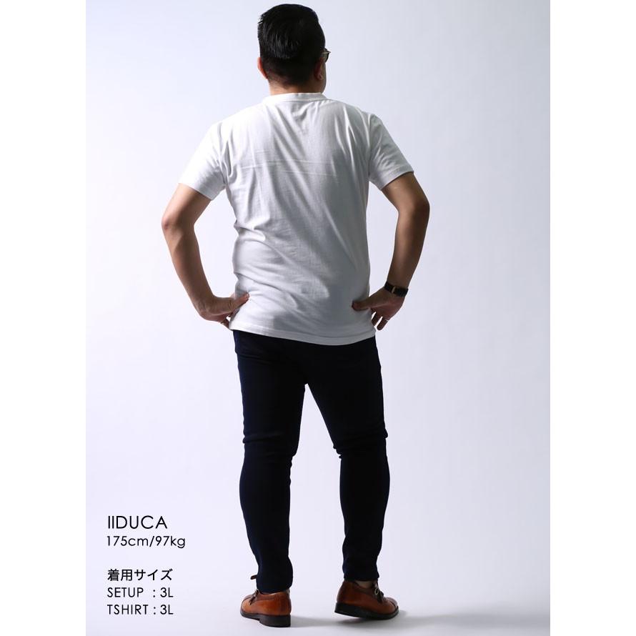 【訳ありアウトレット】【返品交換不可】大きいサイズ 半袖Tシャツ カットソー メンズ Vネック 胸ポケットT ポケT 感激Tシャツ 無地 3L 4L 5L 6L 白 春 夏 秋 |  | 11