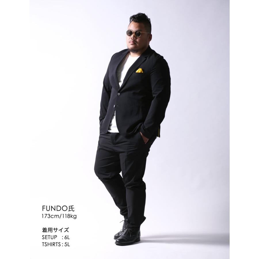 大きいサイズ カジュアルスーツ メンズ ストレッチ セットアップ 3l 2xl 4l 3xl 5l 4xl 6l 5xl カジュアル 黒 春 秋 Ii023 大きいサイズ専門店 Qzilla 通販 Yahoo ショッピング