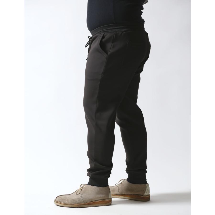 大きいサイズ メンズ 光沢高密度 スウェット素材 ストレッチ