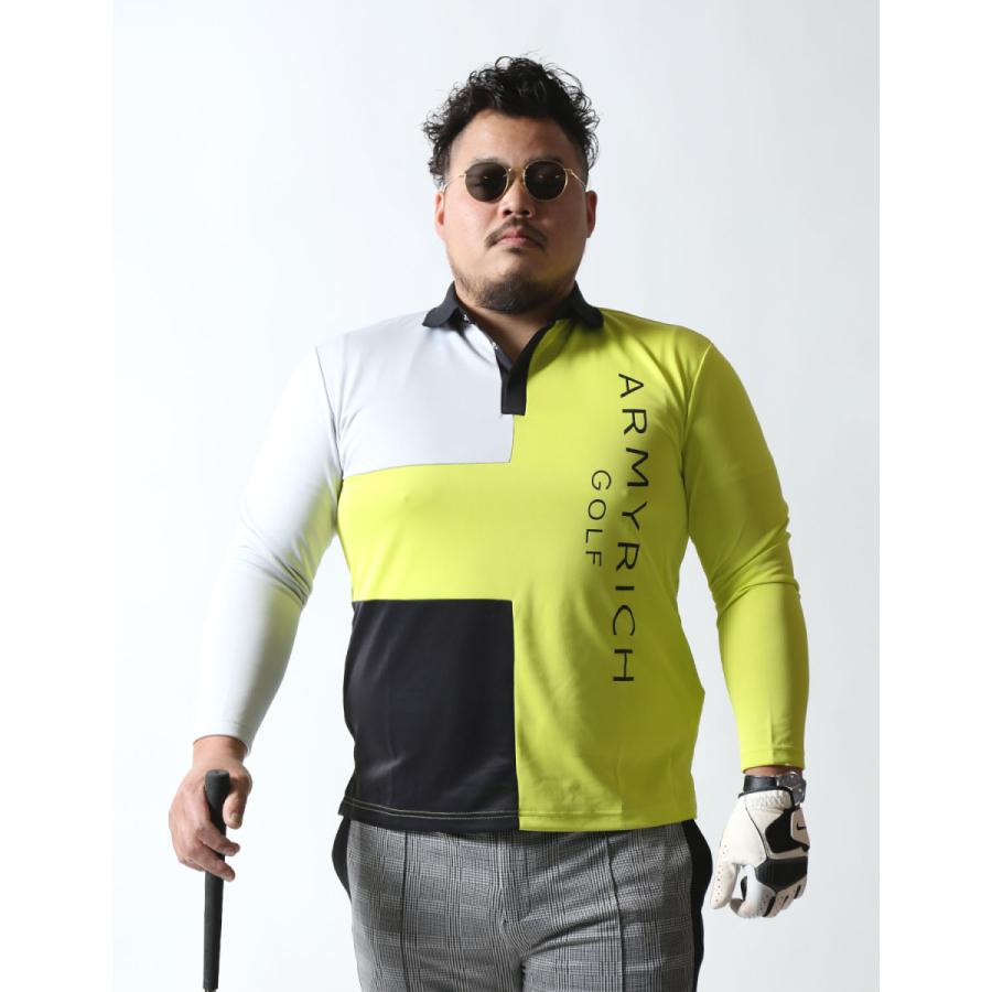 32425　ダックスゴルフ　メンズ　長袖ポロシャツ　黄色　サイズLL 楽天市場】1980円(税込)均一/ ゴルフ メンズ KG-ALEX / ストライプ柄