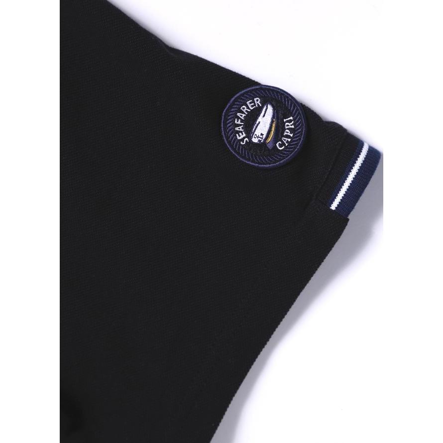 大きいサイズ ポロシャツ メンズ 胸ポケット ニット 3段切り替え CAPRI(カプリ) 刺繍入り 2L 3L カジュアル 紺 春 夏 |  | 04