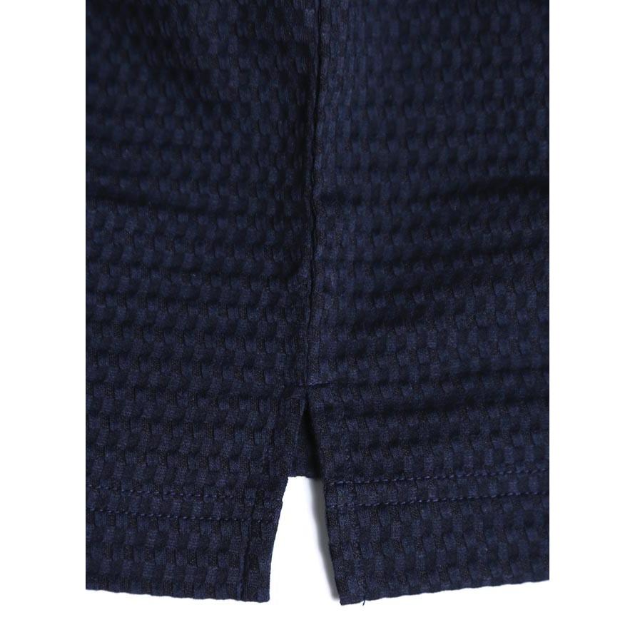 大きいサイズ ポロシャツ メンズ 胸ポケット ニット 凹凸素材 刺入り 2L 3L カジュアル 紺 春 夏 |  | 06