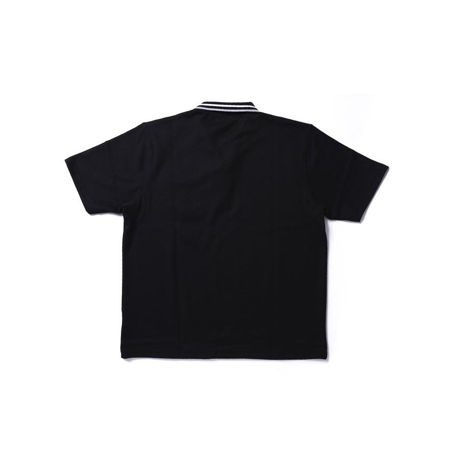 大きいサイズ ポロシャツ メンズ 胸ポケット ニット 日本製 CAPRI(カプリ)ポイント花柄 2L 3Lカジュアル ゴルフ 黒 春 夏 |  | 06