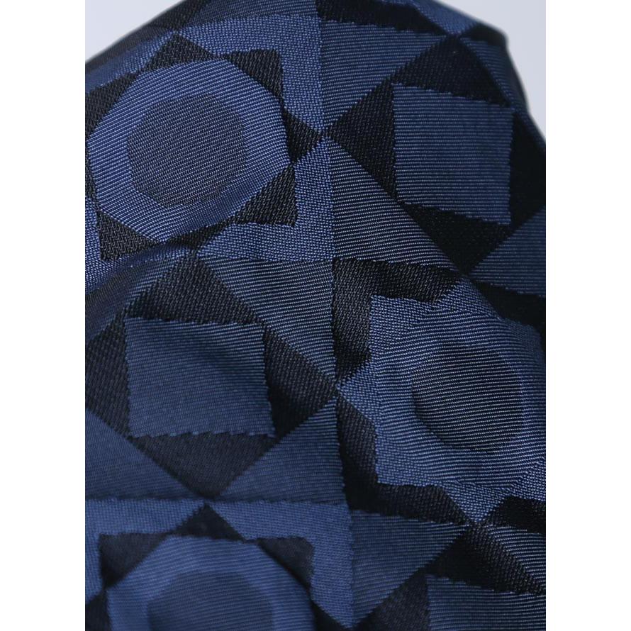 大きいサイズ 長袖シャツ カジュアルシャツ メンズ ボタンダウン CAPRI(カプリ) 幾何学模様 日本製 限定1点 2L(50) 紺 秋 冬 |  | 06