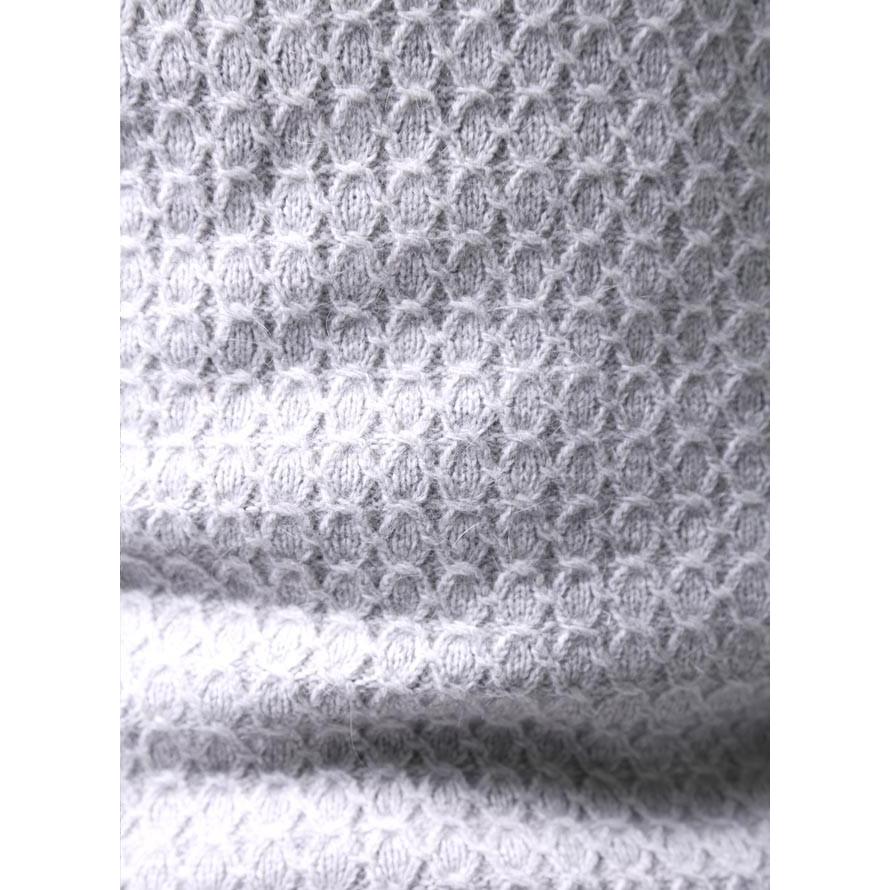 大きいサイズ ニットベスト メンズ CAPRI(カプリ) ワッペン付き アンゴラ混 日本製 限定1点 2L 3L 灰 秋 冬 |  | 06