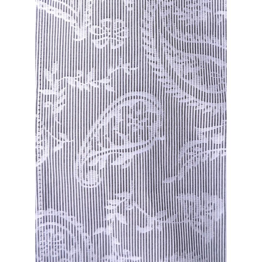 大きいサイズ 長袖シャツ カジュアルシャツ メンズ ボタンダウン CAPRI(カプリ) ペイズリー柄 日本製 3L(52)    カジュアル 白 春 夏 | HIROKO KOSHINO | 08