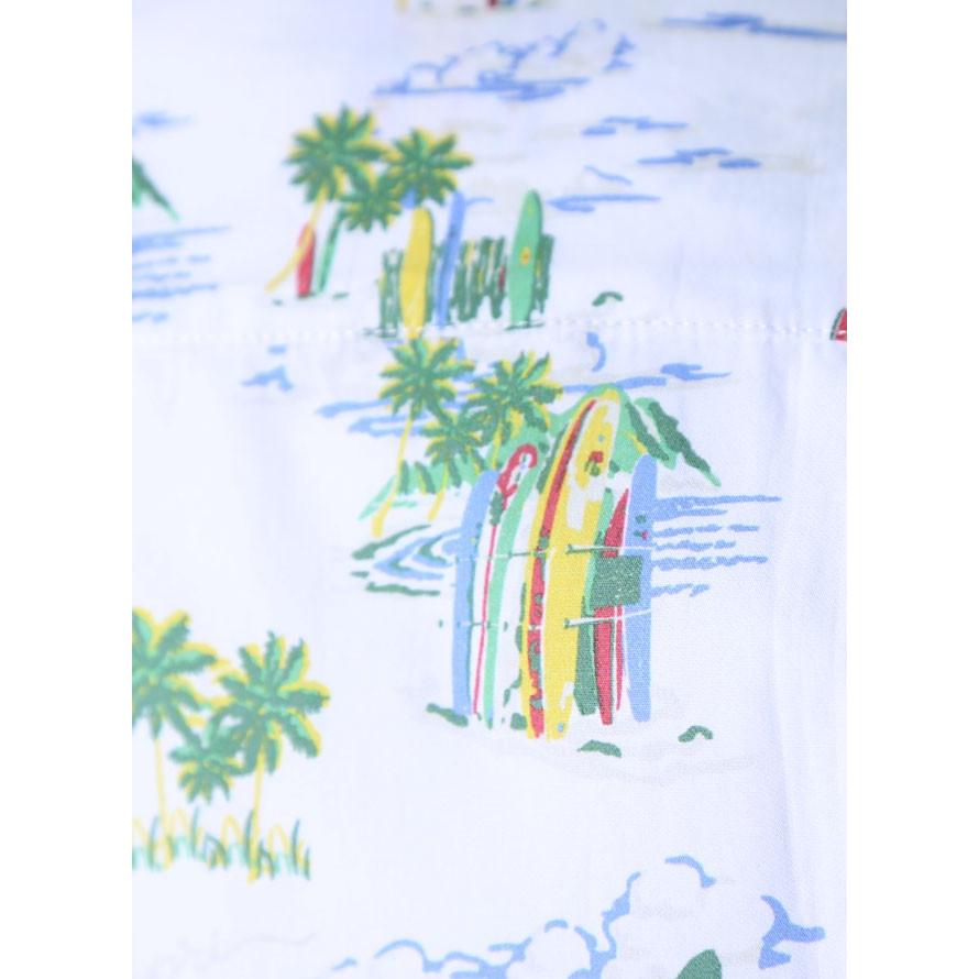 大きいサイズ 半袖シャツ カジュアルシャツ メンズ 開襟 オープンカラー アロハシャツ CAPRI(カプリ) 南国柄 2L(50)     紺 白 春 夏 |  | 07