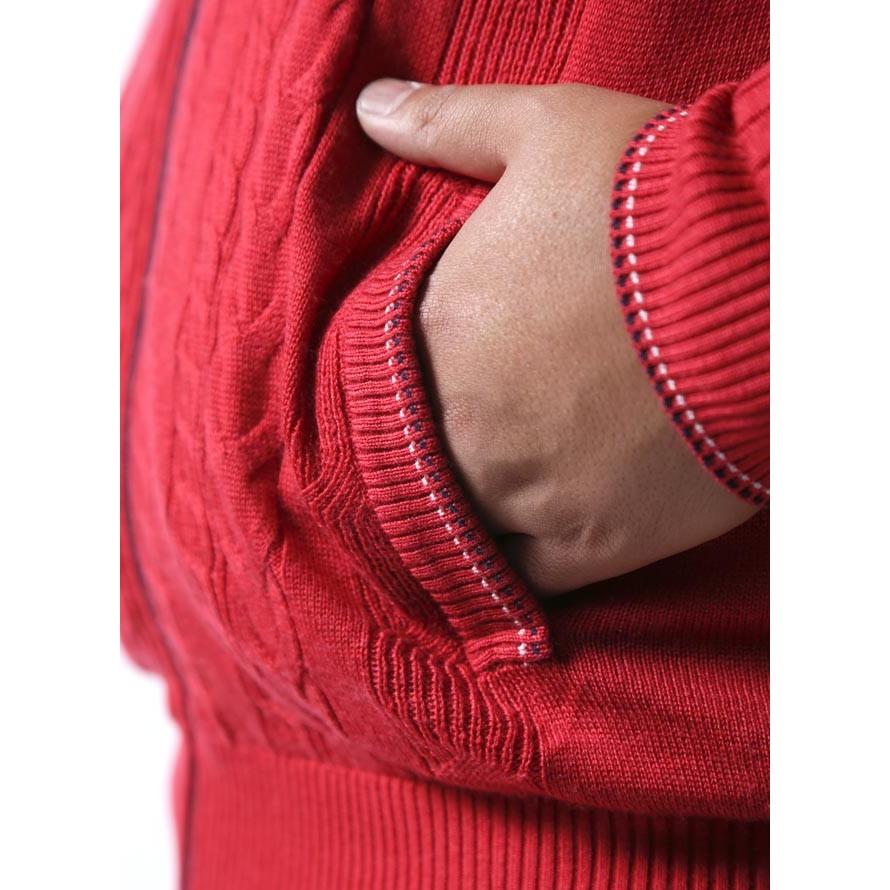 大きいサイズ ニット セーター メンズ ニット セーター CAPRI(カプリ) フルジップ ケーブル編み 3L カジュアル 紺、赤、黄色 冬 |  | 09