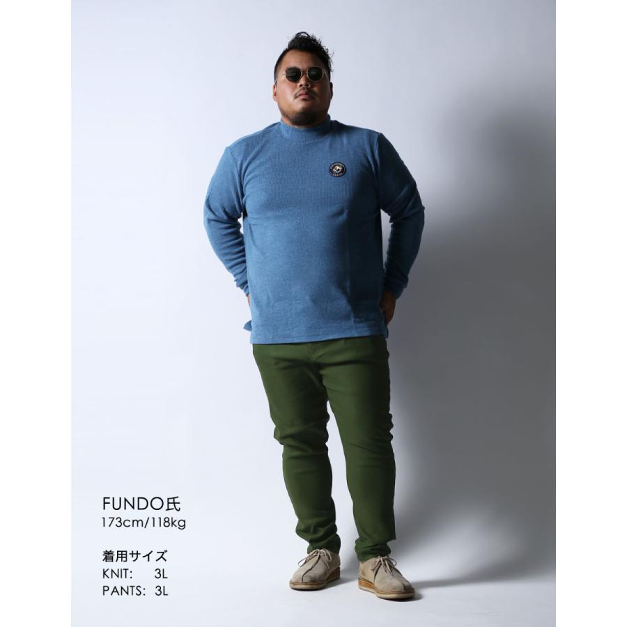 大きいサイズ ニット セーター メンズ Vagiie バジエ 日本製 蓄熱保温 2l 50 3l 52 カジュアル 青 黒 春 秋 冬 It086 大きいサイズ専門店 Qzilla 通販 Yahoo ショッピング