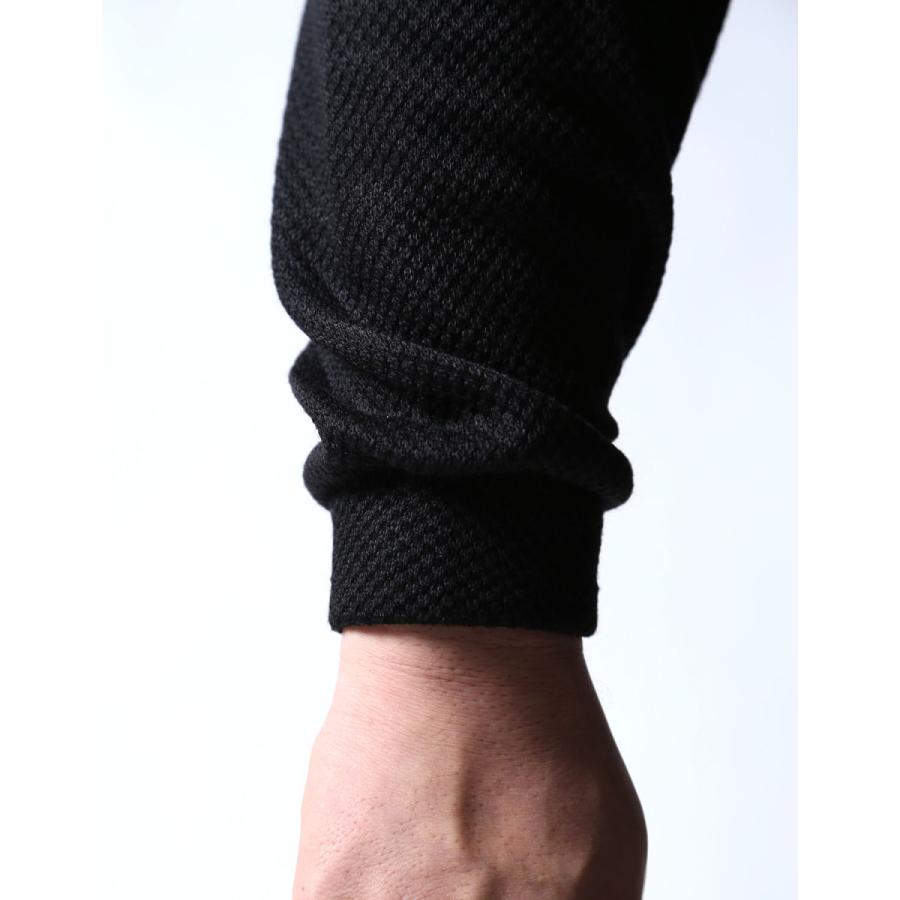 大きいサイズ ニット セーター メンズ  CAPRI(カプリ) ジップ ワッペン 2L(50) 3L(52)   カジュアル 黒 春 秋 冬 |  | 06