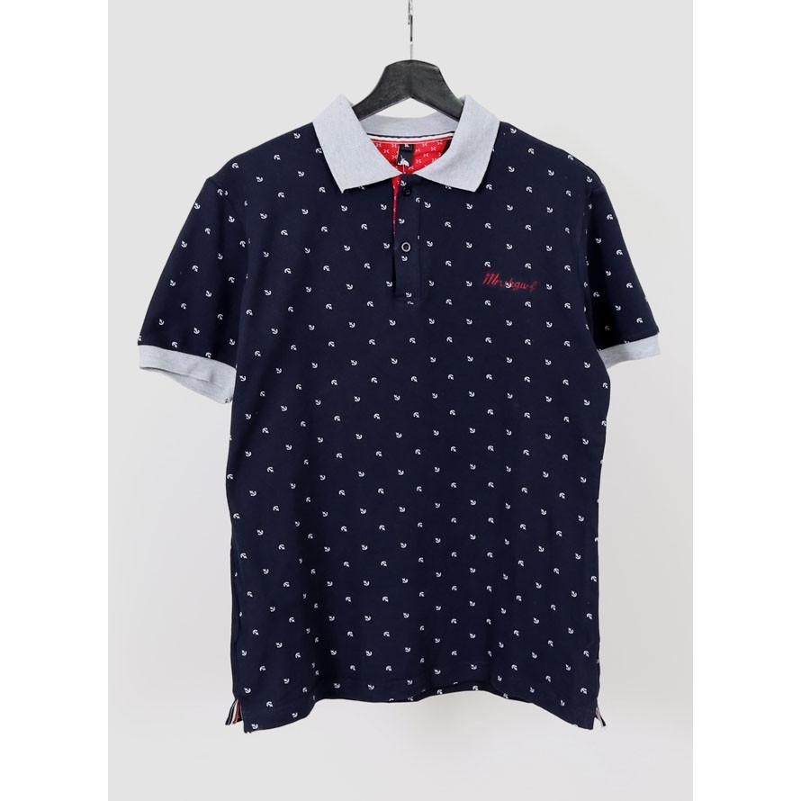 激アウトレット 返品交換不可 大きいサイズ ポロシャツ メンズ 半袖 イカリ柄 アウトレット マリン スポーツ グレー 紺 白 春 夏 秋 2L 3L 4L |  | 06