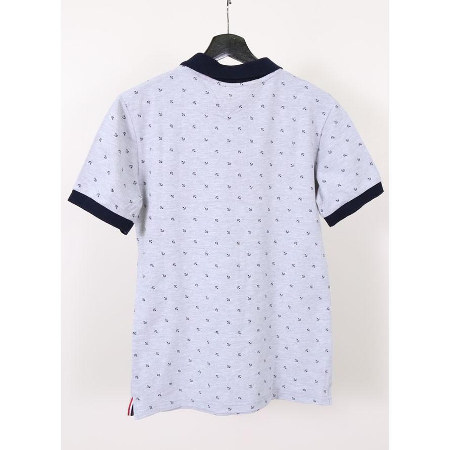 激アウトレット 返品交換不可 大きいサイズ ポロシャツ メンズ 半袖 イカリ柄 アウトレット マリン スポーツ グレー 紺 白 春 夏 秋 2L 3L 4L |  | 07