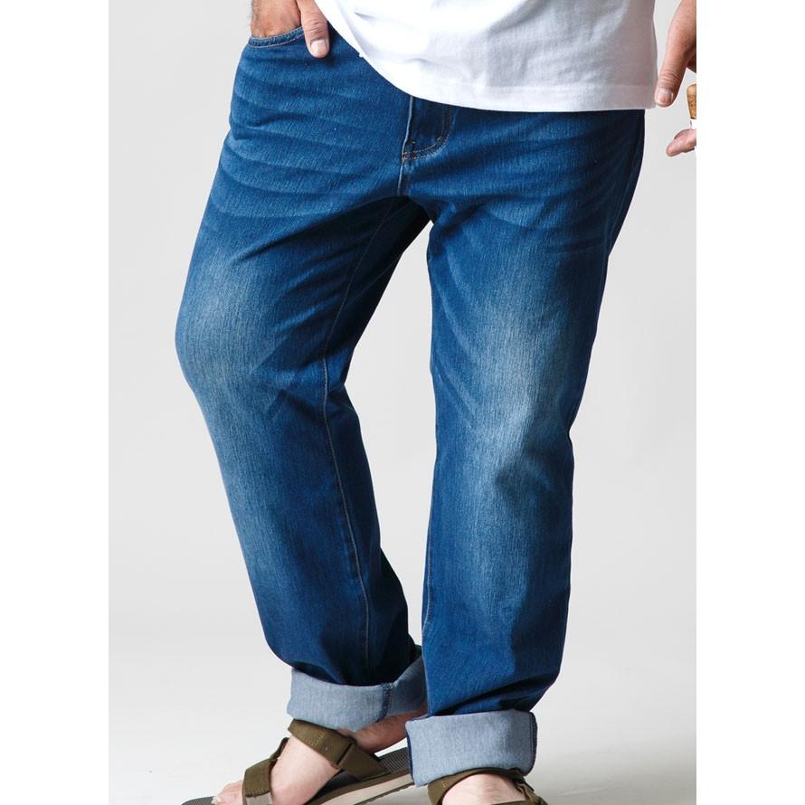 大きいサイズ ジーンズ デニム メンズ メガストレッチ ジーパン 色落ち加工 94 97 100 105 110 115 1 カジュアル 紺 青 黒 春 夏 秋 冬 Kc005 大きいサイズ専門店 Qzilla 通販 Yahoo ショッピング