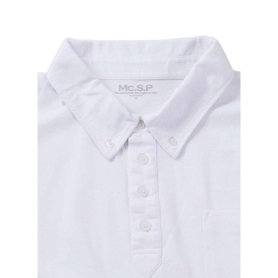 大きいサイズ メンズ ポロシャツ 吸水速乾機能半袖ボタンダウン |  | 04