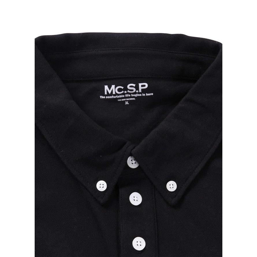 大きいサイズ メンズ ポロシャツ 吸水速乾機能半袖ボタンダウン |  | 05