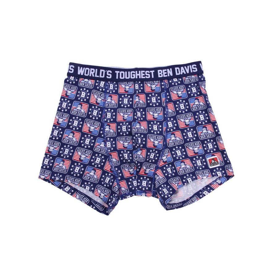 大きいサイズ メンズ 返品交換不可 BEN DAVIS  ベン デイビス 星条旗ゴリラ柄ボクサーパンツ 3L 4L 5L 6L |  | 01