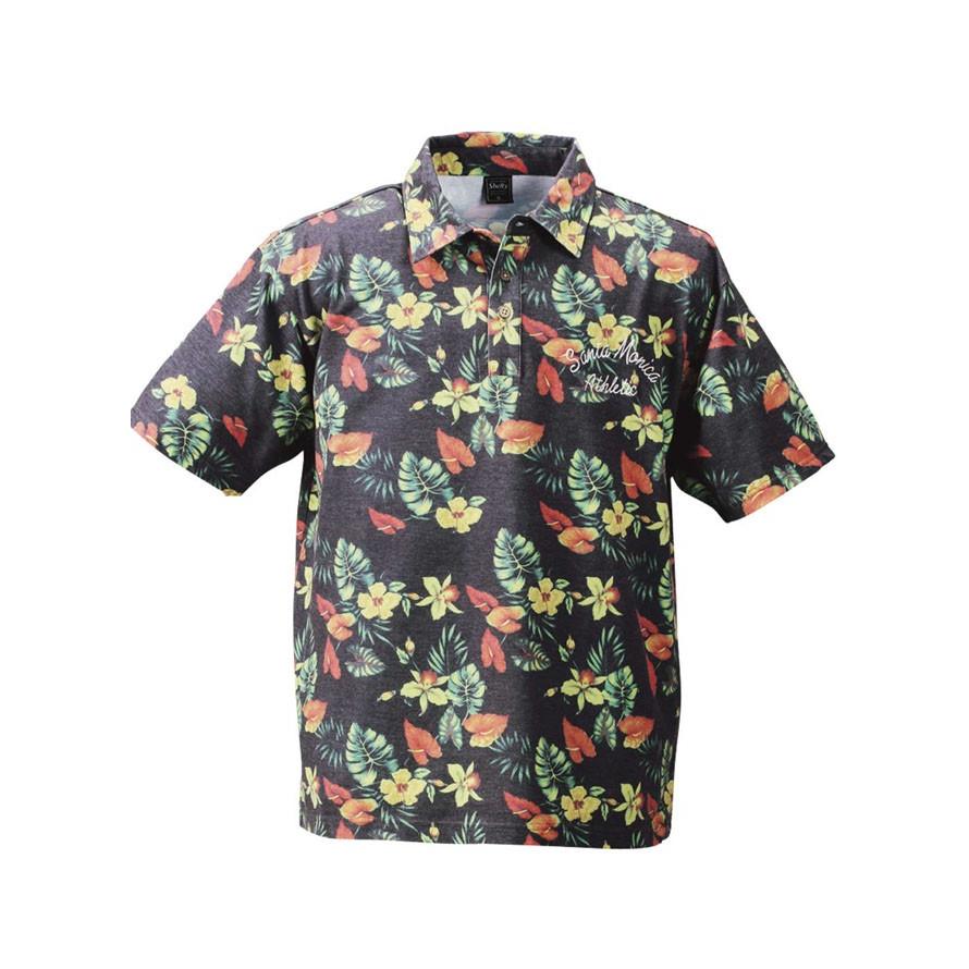 大きいサイズ メンズ 半袖ポロシャツ SHELTY シェルティ ボタニカル プリント |  | 02