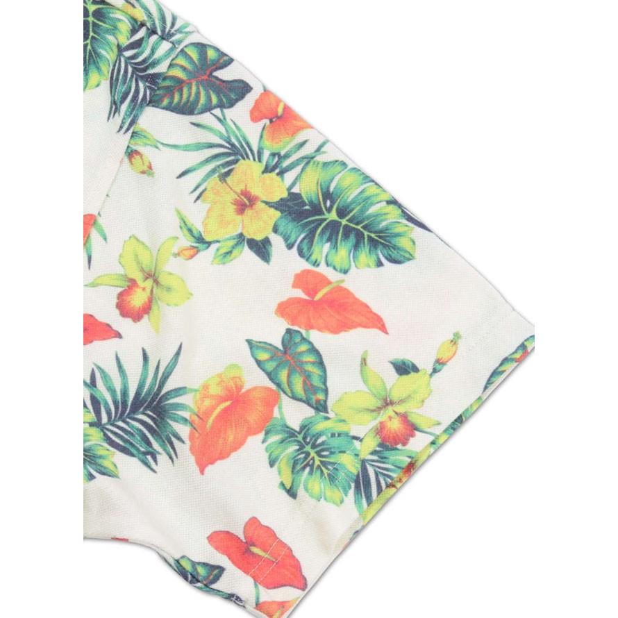 大きいサイズ メンズ 半袖ポロシャツ SHELTY シェルティ ボタニカル プリント |  | 04