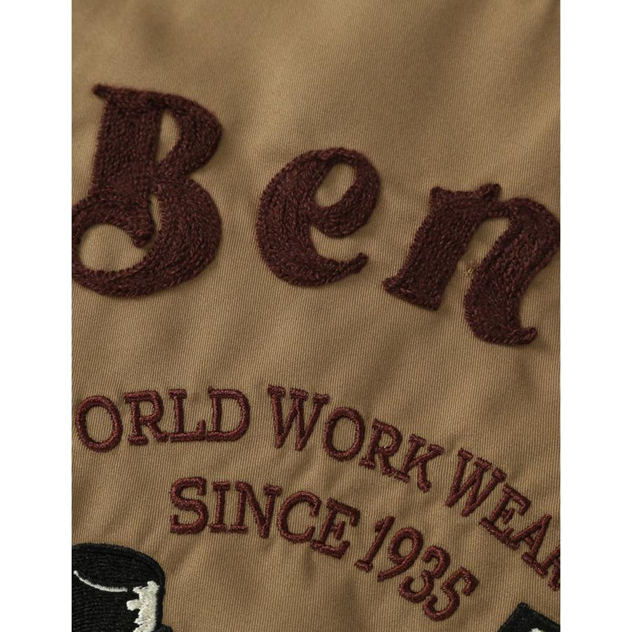 【大きいサイズ メンズ】BEN DAVIS(ベン デイビス)刺繍 胸フラップポケット サイドスリット ツイルワークシャツ 長袖シャツ カジュアルシャツ 3L/4L/5L/6L/ | BEN DAVIS | 08