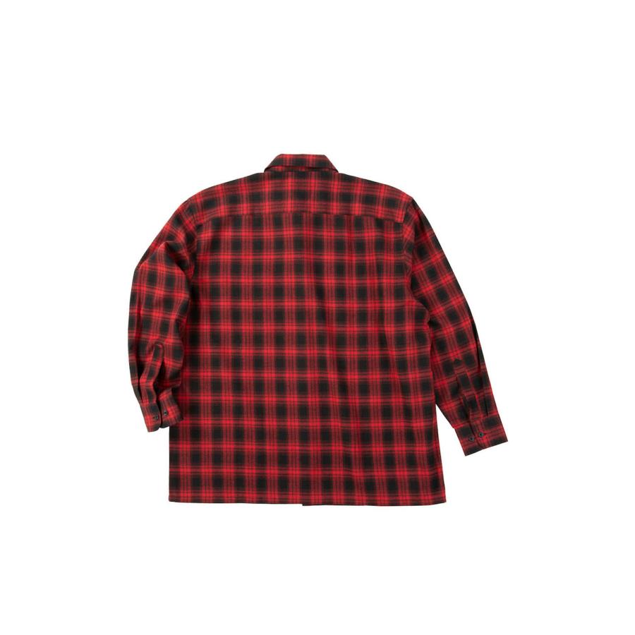 【大きいサイズ メンズ】OUTDOOR PRODUCTS(アウトドア プロダクツ)ビエラチェック 胸ポケット 長袖シャツ カジュアルシャツ 3L/4L/5L/6L/8L | OUTDOOR PRODUCTS | 10