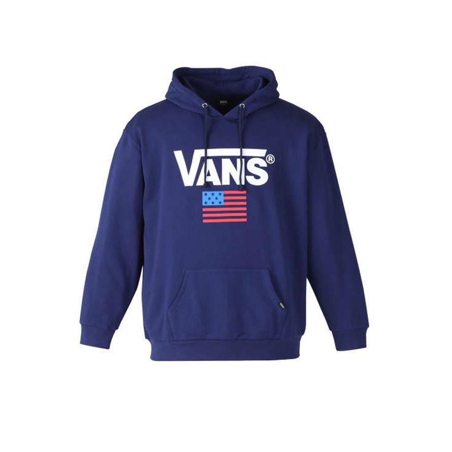 大きいサイズ メンズ VANS (バンズ) 星条旗プルオーバーパーカートレーナー スウェット 3L 4L 5L 6L | VANS | 02