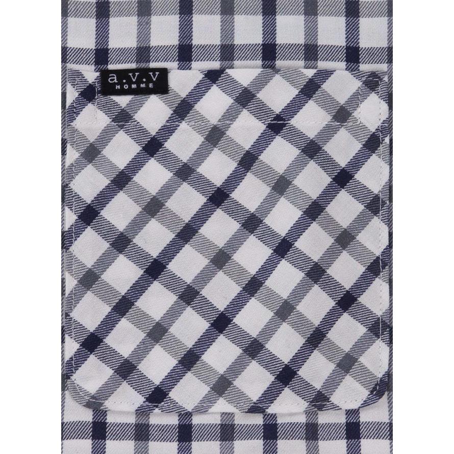 大きいサイズ パジャマ メンズ 長袖 上下セット 寝間着 a.v.v HOMME アベベオム 吸水速乾 ギンガムチェック柄 快眠 リラックス 春 秋 冬 3L 4L 5L 6L 8L |  | 10