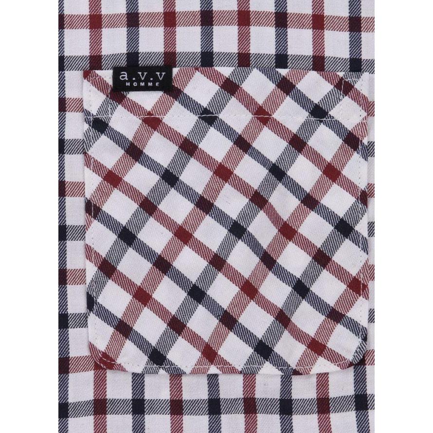 大きいサイズ パジャマ メンズ 長袖 上下セット 寝間着 a.v.v HOMME アベベオム 吸水速乾 ギンガムチェック柄 快眠 リラックス 春 秋 冬 3L 4L 5L 6L 8L |  | 05