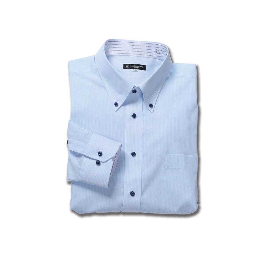 HIROKO KOSHINO HOMME コシノヒロコ 形態安定 消臭テープ 長袖ワイシャツ 水色 3L/4L/5L/6L/7L | HIROKO KOSHINO | 01