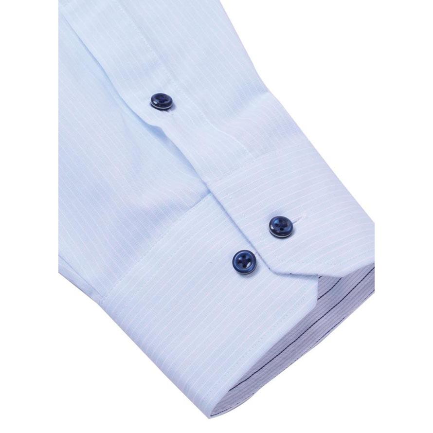 HIROKO KOSHINO HOMME コシノヒロコ 形態安定 消臭テープ 長袖ワイシャツ 水色 3L/4L/5L/6L/7L | HIROKO KOSHINO | 04