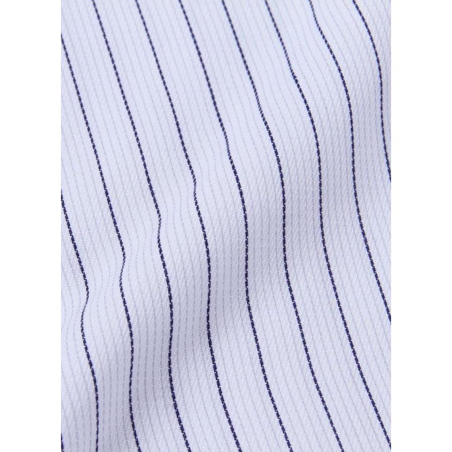 HIROKO KOSHINO HOMME コシノヒロコ 形態安定 消臭 ブルーストライプ 長袖ワイシャツ 3L/4L/5L/6L/7L/8L | HIROKO KOSHINO | 04