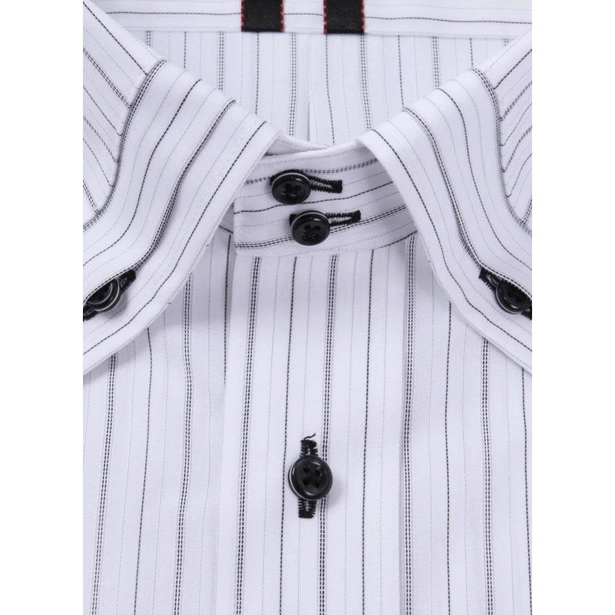 HIROKO KOSHINO HOMME コシノヒロコストライプ 形態安定 消臭長袖ワイシャツ 3L/4L/5L/6L/7L/8L/9L | HIROKO KOSHINO | 03