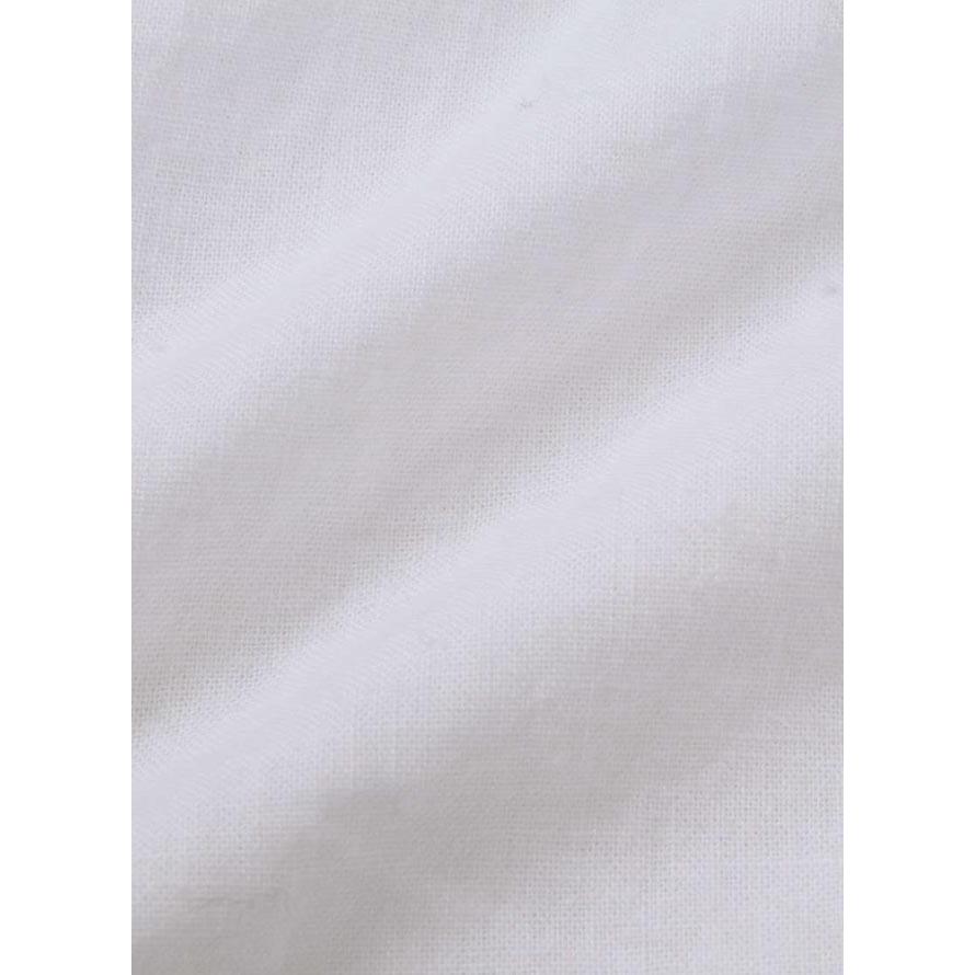 大きいサイズ 長袖シャツ カジュアルシャツ メンズ ロールアップ OUTDOOR PRODUCTS (アウトドア プロダクツ) 綿麻 白 紺 3L 4L 5L 6L 8L | OUTDOOR PRODUCTS | 10