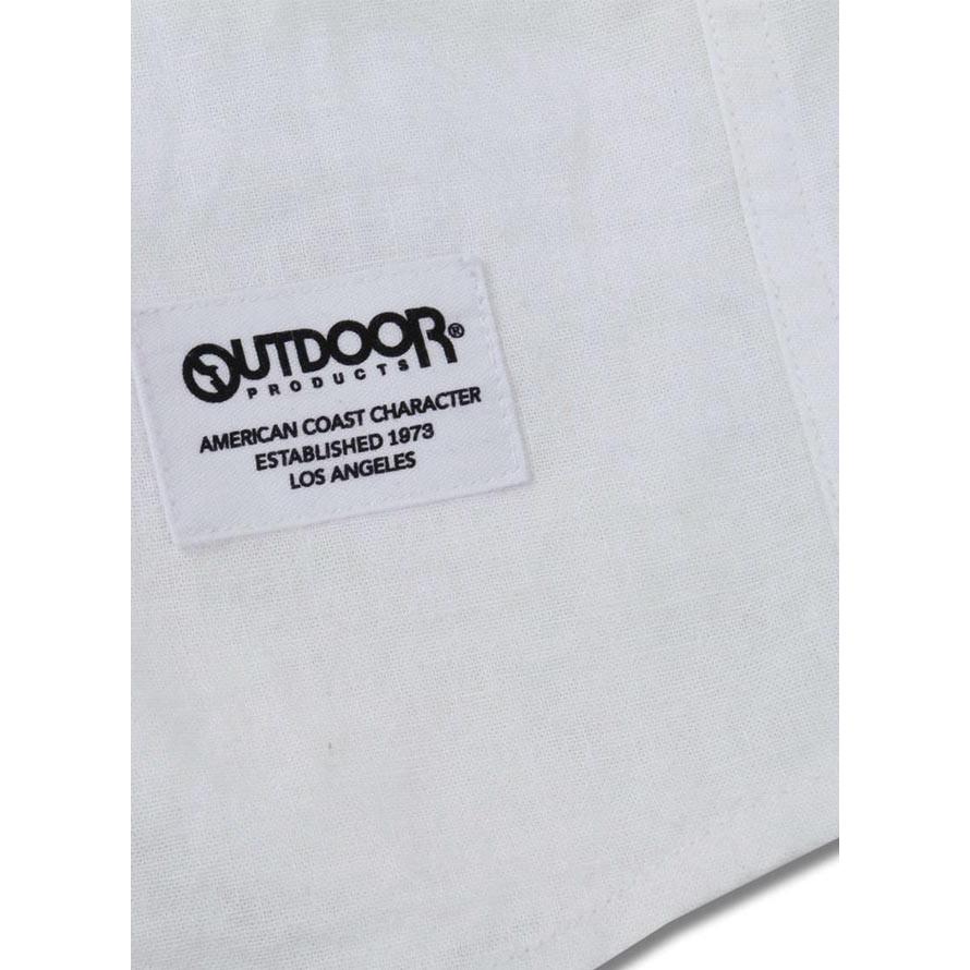 大きいサイズ 長袖シャツ カジュアルシャツ メンズ ロールアップ OUTDOOR PRODUCTS (アウトドア プロダクツ) 綿麻 白 紺 3L 4L 5L 6L 8L | OUTDOOR PRODUCTS | 09