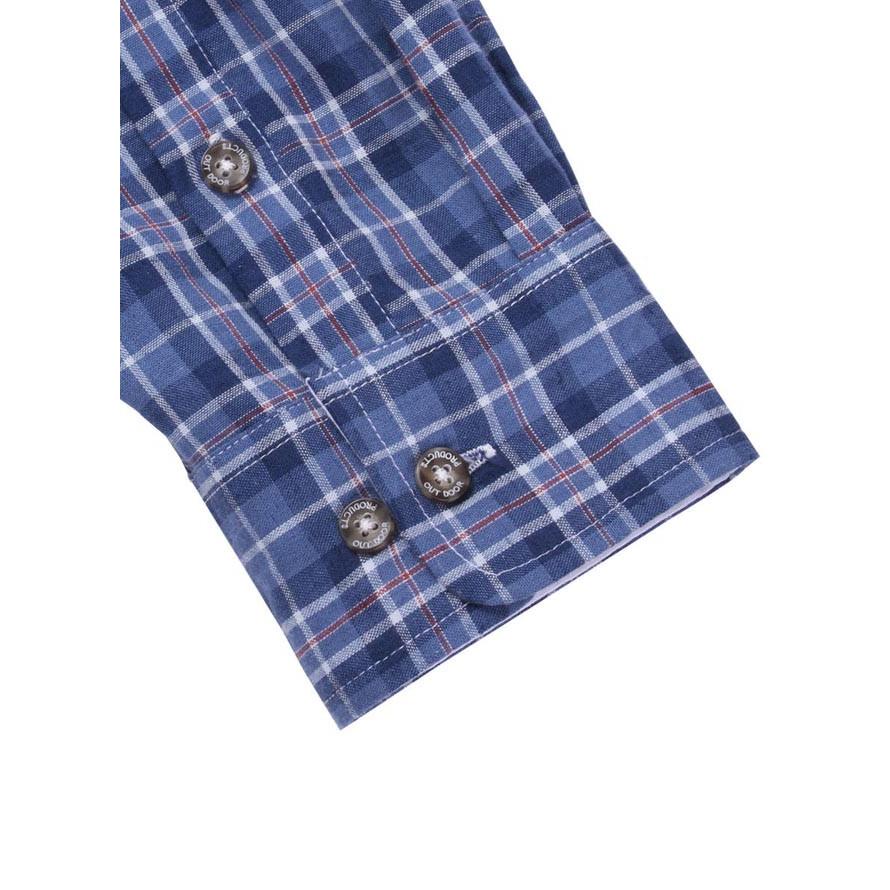 大きいサイズ 長袖シャツ カジュアルシャツ メンズ ロールアップ OUTDOOR PRODUCTS (アウトドア プロダクツ) チェック  3L 4L 5L 6L 8L | OUTDOOR PRODUCTS | 13