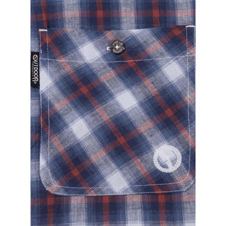 大きいサイズ 長袖シャツ カジュアルシャツ メンズ ロールアップ OUTDOOR PRODUCTS (アウトドア プロダクツ) チェック  3L 4L 5L 6L 8L | OUTDOOR PRODUCTS | 05