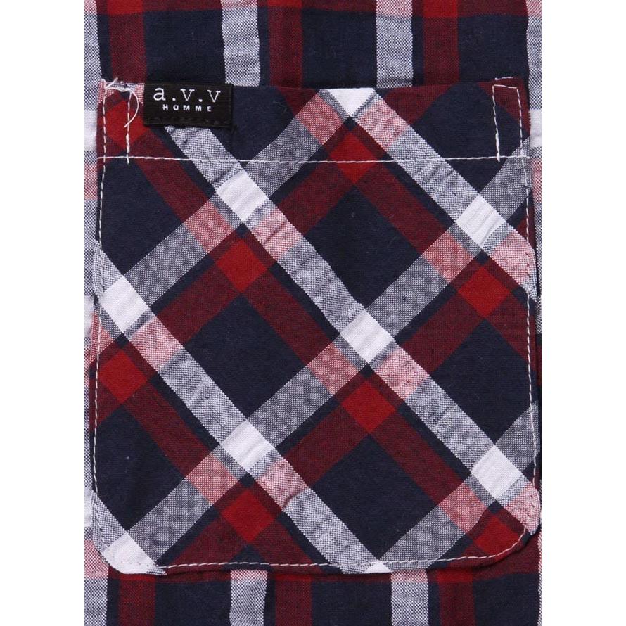 大きいサイズ パジャマ メンズ 長袖 上下セット a.v.v HOMME(アベベオム) ドライ素材 チェック柄 3L 4L 5L 6L 8L 快眠 青 赤 春 夏 秋 |  | 11
