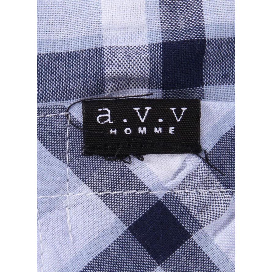 大きいサイズ パジャマ メンズ 長袖 上下セット a.v.v HOMME(アベベオム) ドライ素材 チェック柄 3L 4L 5L 6L 8L 快眠 青 赤 春 夏 秋 |  | 06