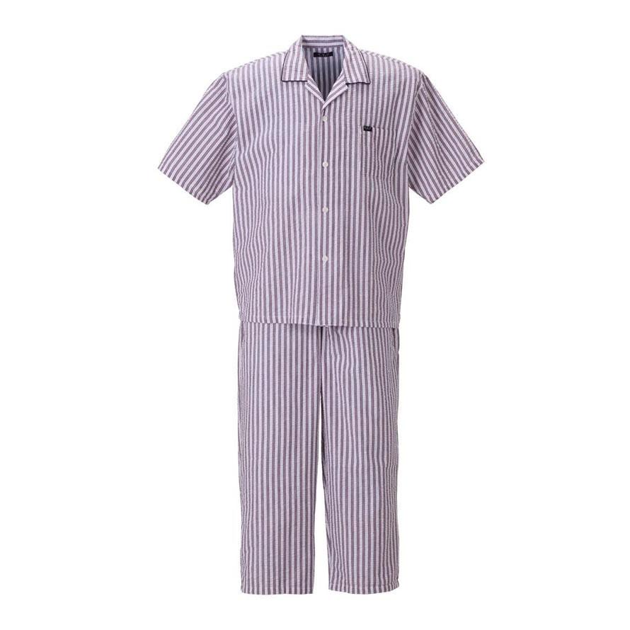 a.v.v HOMME(アベベオム)ドライ素材 チェック柄 長袖 上下セットパジャマ 3L/4L/5L/6L/8L |  | 02