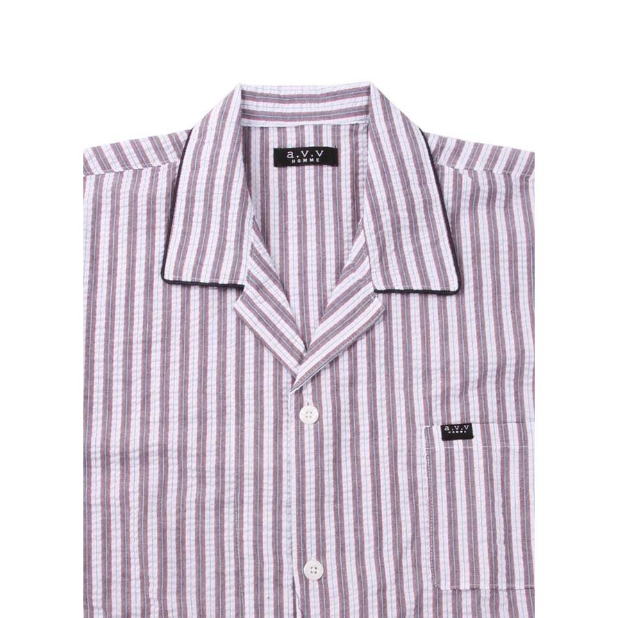 a.v.v HOMME(アベベオム)ドライ素材 チェック柄 長袖 上下セットパジャマ 3L/4L/5L/6L/8L |  | 03