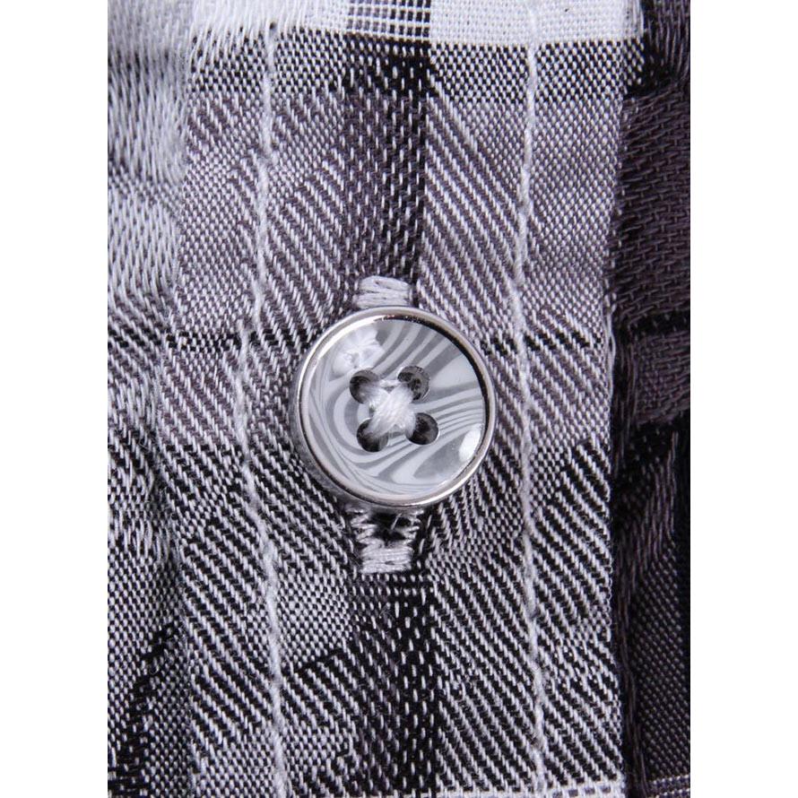 大きいサイズ 半袖シャツ カジュアルシャツ メンズ ボタニカル in the attic チェック柄 3L 4L 5L 6L 黒 赤 春 夏 | OUTDOOR PRODUCTS | 09