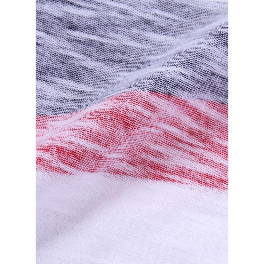 大きいサイズ 半袖Tシャツ カットソー メンズ Vネック launching pad(ランチングパッド) 裏プリント 3L 4L 5L 6L カジュアル 青 赤 春 夏 |  | 05